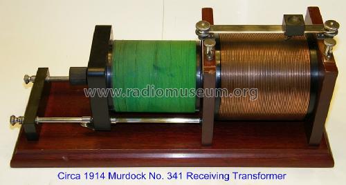 Loose Coupled Receiving Transformer No. 341; Murdock, WM.J. Co.; (ID = 1325981) mod-pre26