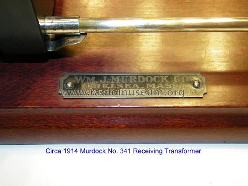 Loose Coupled Receiving Transformer No. 341; Murdock, WM.J. Co.; (ID = 1325983) mod-pre26