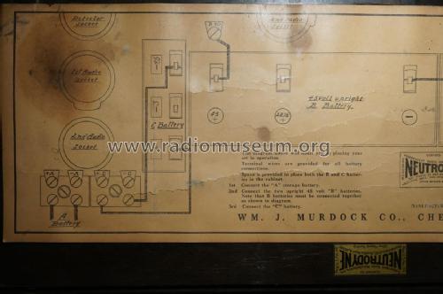 Neutrodyne Five Tube M-26; Murdock, WM.J. Co.; (ID = 2002266) Radio
