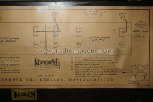 Neutrodyne Five Tube M-26; Murdock, WM.J. Co.; (ID = 2002267) Radio