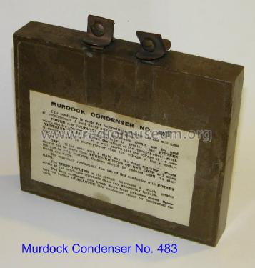 Transmitting Condenser No. 483; Murdock, WM.J. Co.; (ID = 1082504) Radio part