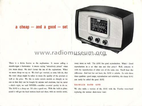 A192; Murphy Radio Ltd.; (ID = 95506) Radio