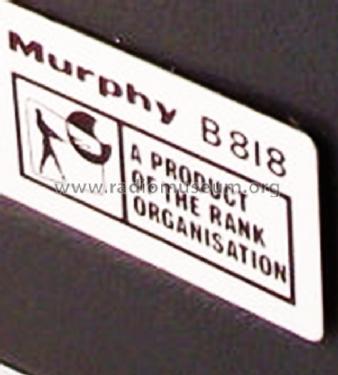 B818; Murphy Radio Ltd.; (ID = 1395680) Radio