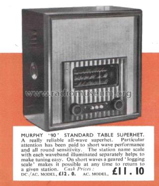 D90; Murphy Radio Ltd.; (ID = 2735324) Radio