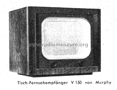 V150; Murphy Radio Ltd.; (ID = 1004503) Television