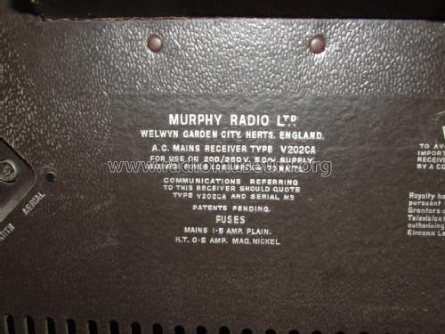V202CA; Murphy Radio Ltd.; (ID = 2375727) Television