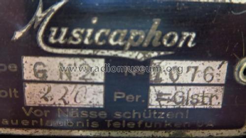 GN2; Musicaphon Behar - (ID = 2903816) Radio