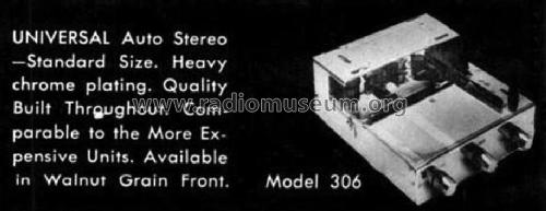 Universal Auto Stereo 306; Musicpet of (ID = 2016171) Ton-Bild