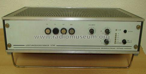 Leistungsverstärker V941; Musikelectronic (ID = 1372298) Ampl/Mixer