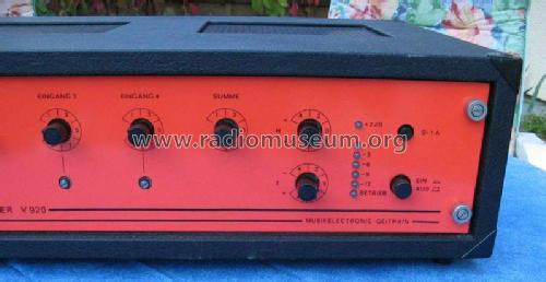 Universal-Mischverstärker V920; Musikelectronic (ID = 259038) Ampl/Mixer