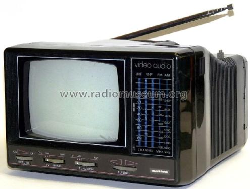 Mini B/W-TV with Radio 31-31130; Musikland; (ID = 714813) TV Radio
