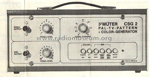 Color-Generator CSG2; Müter, Ulrich; Oer- (ID = 208719) Equipment