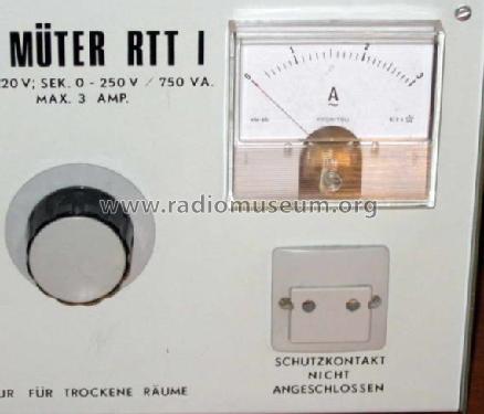 Regeltrenntrafo RTT1; Müter, Ulrich; Oer- (ID = 1697723) Ausrüstung