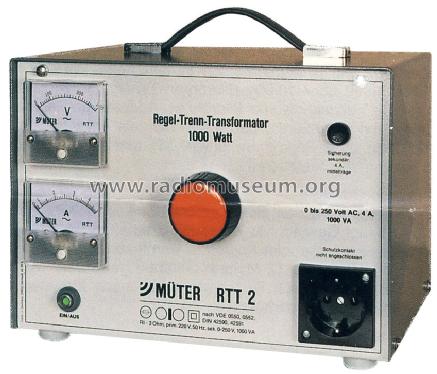 Regeltrenntransformator RTT2; Müter, Ulrich; Oer- (ID = 1321804) Equipment