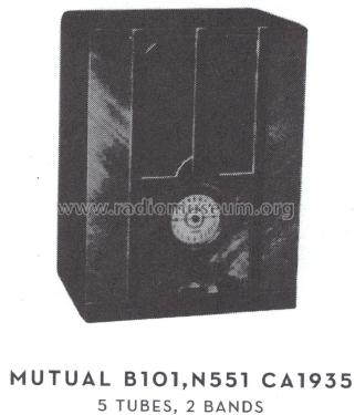 B-101 ; Mutual Radio Supply (ID = 1574665) Radio