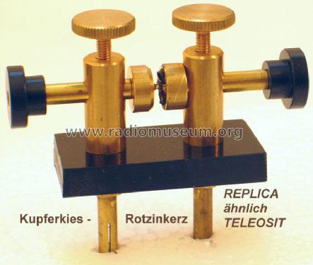 Kristalldetektor kein Empfänger; Nachbau und REPLIKA (ID = 356370) Radio part