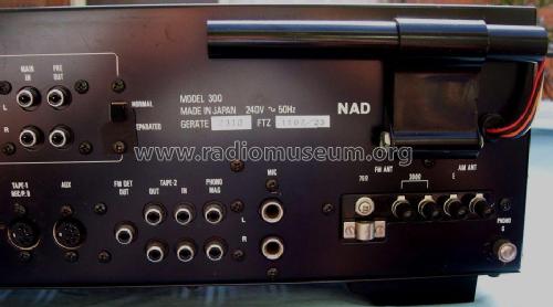 FM/AM Stereo Receiver Model 300; NAD, New Acoustic (ID = 1978019) Radio