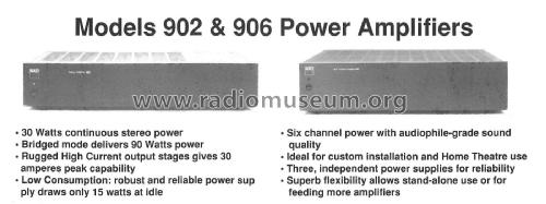 Power Amplifier 902; NAD, New Acoustic (ID = 1857899) Ampl/Mixer
