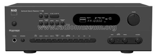 Surround Sound Receiver T750; NAD, New Acoustic (ID = 2082839) Radio