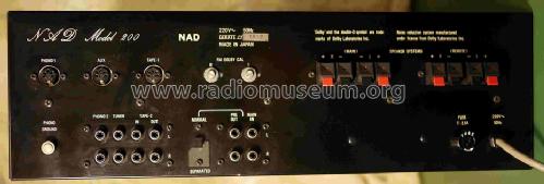 Stereo Amplifier Model 200; NAD, New Acoustic (ID = 1341372) Verst/Mix