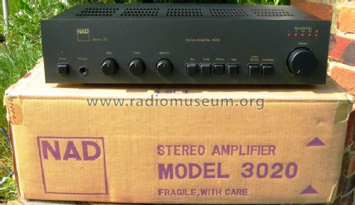 Stereo Amplifier 3020 Series 20; NAD, New Acoustic (ID = 963322) Ampl/Mixer