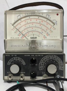 Vacuum Tube Voltmeter RV-66; Nadler, Hannover (ID = 2603917) Ausrüstung