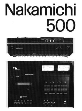 Dual Tracer 500; Nakamichi Co.; Tokyo (ID = 1724243) Reg-Riprod