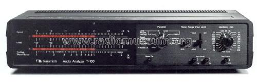 Audio Analyzer T-100; Nakamichi Co.; Tokyo (ID = 567034) Ausrüstung