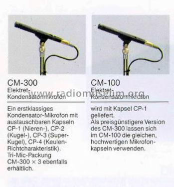 Elektret-Kondensatormikrofon CM-100; Nakamichi Co.; Tokyo (ID = 1887582) Microphone/PU