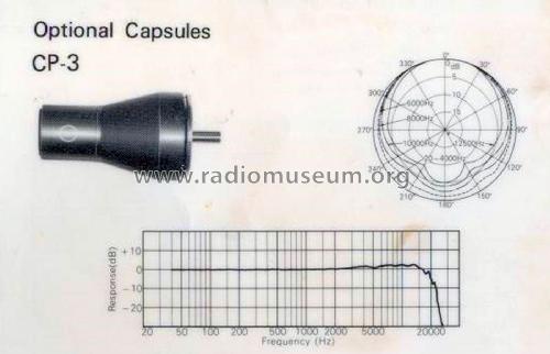 Elektret-Kondensatormikrofon CM-300; Nakamichi Co.; Tokyo (ID = 1887587) Microphone/PU