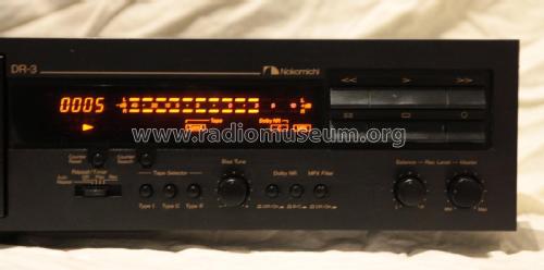 Two Head Cassette Deck DR-3; Nakamichi Co.; Tokyo (ID = 2247111) R-Player