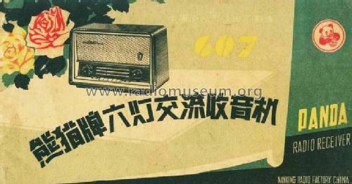 Xiongmao 熊猫 Panda 607; Nanjing 南京无线电厂 (ID = 795236) Radio