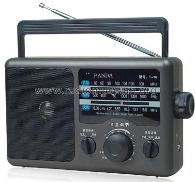 Panda FM/MW/SW 3 Band Portable Radio T-16; Nanjing 熊猫电子集团 (ID = 1827807) Radio