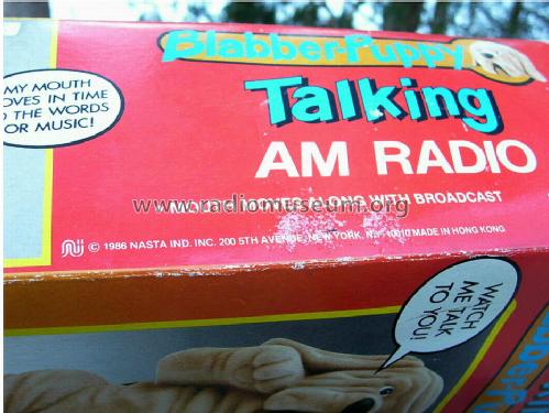 PowerTronic Blabber-Puppy Talking AM Radio ; Nasta Industries Inc (ID = 1401463) Radio