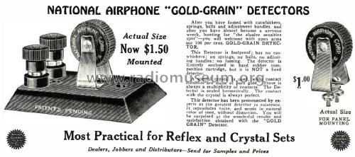 Gold Grain Detector ; National Airphone (ID = 1794649) mod-past25