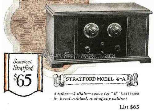 Somerset Stratford 4A; National Airphone (ID = 1543582) Radio