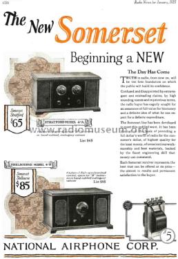 Somerset Stratford 4A; National Airphone (ID = 1543583) Radio