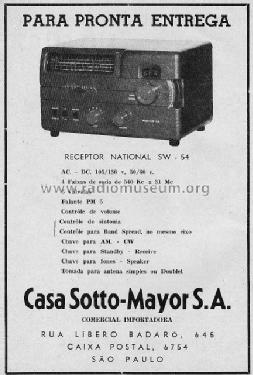 SW-54; National Company; (ID = 1900409) Amateur-R