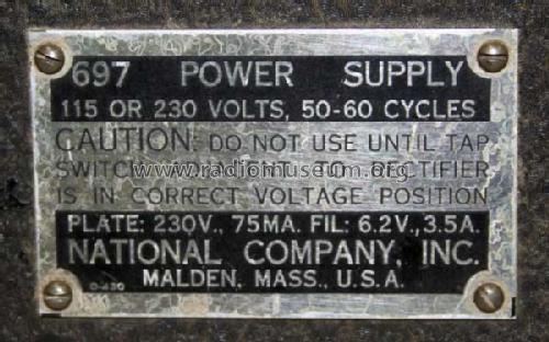 Power Supply 697; National Company; (ID = 446267) Power-S