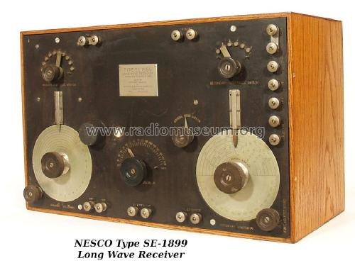 Long Wave Receiver Type SE 1899; National Electric (ID = 2139935) mod-pre26