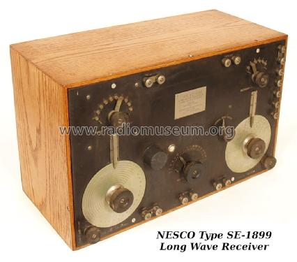 Long Wave Receiver Type SE 1899; National Electric (ID = 2139937) mod-pre26