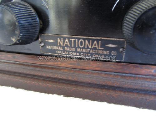 1-Tube Receiver Type 1; National Radio (ID = 1416820) Radio