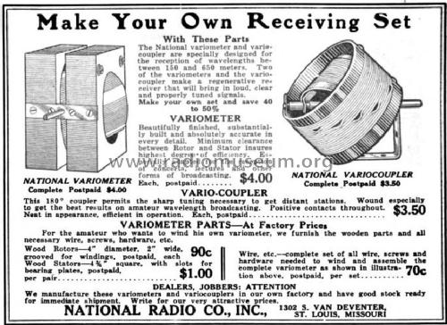 National Variometer ; National Radio (ID = 1720052) Radio part