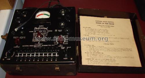 Professional Radio Tube Tester 68; National Radio (ID = 1736744) Equipment