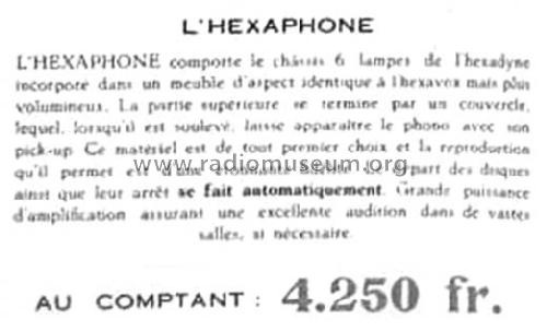 Hexaphone ; National Radio Works (ID = 1705036) Radio