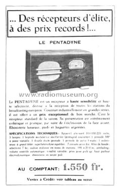 Pentadyne ; National Radio Works (ID = 1705028) Radio