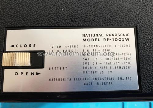 RF-1005W; Panasonic, (ID = 2688224) Radio