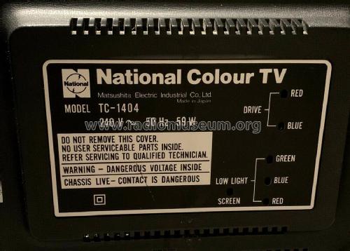 TC1404 Ch= M11; National Panasonic, (ID = 2566262) Television