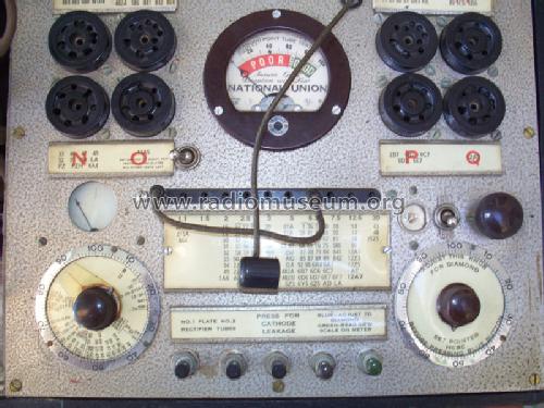 Diamond Point Tube Tester Jr. 34; National Union Radio (ID = 1159905) Equipment