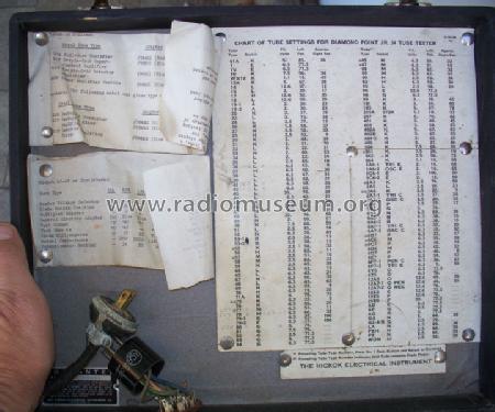 Diamond Point Tube Tester Jr. 34; National Union Radio (ID = 1159908) Equipment